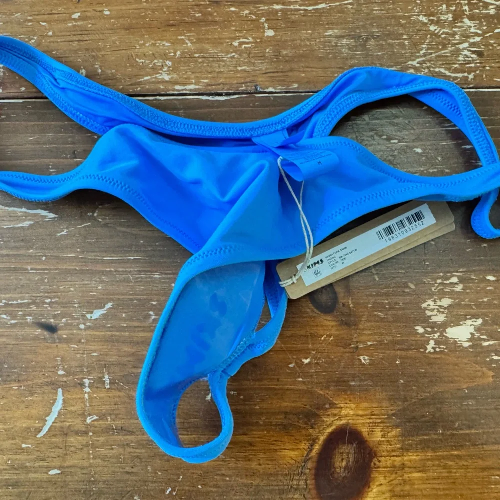 Skims Signature Swim Thong Bikini Bottom - Tide Blue - Size Medium - NWT - Picture 3 of 3